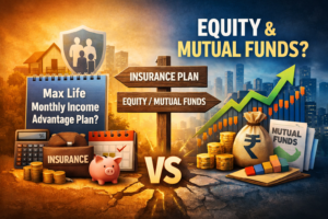 **Excerpt:** Should you continue the Max Life Monthly Income Advantage Plan or switch to equity and mutual funds? This article explains the real returns, risks, and long-term financial impact of both options. Learn whether staying invested in the policy or moving your money to market-linked investments is the smarter decision for wealth creation.