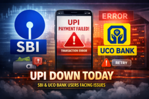 Many customers reported UPI payment failures in State Bank of India and UCO Bank on 1 April 2026. The issue appears to be temporary and may be caused by technical or server problems, affecting digital transactions for several users across India.